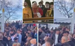 Papanın gittiği şehir karıştı! Kalabalıktan tek bir slogan yükseldi