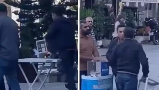 Paraları bir yardım kutusundan diğerine taşımak istedi, ortalık karıştı