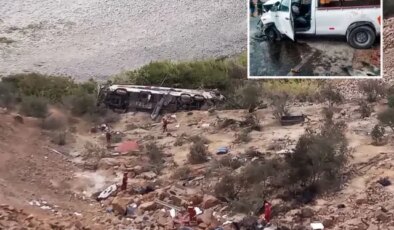 Peru’da yolcu otobüsü uçuruma yuvarlandı: 37 ölü