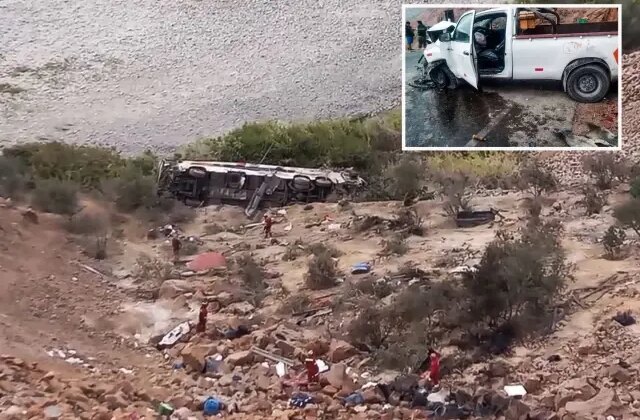 Peru’da yolcu otobüsü uçuruma yuvarlandı: 37 ölü