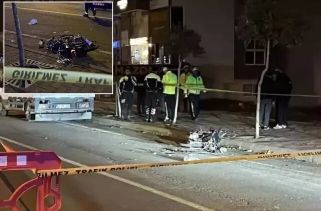 Polisten kaçtı, kaza yaptı! Feci kazada motosiklet sürücüsü hayatını kaybetti