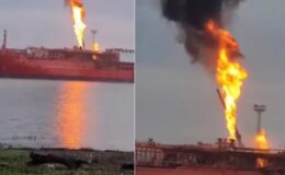 Rus güçleri, Ukrayna’da Türk gemisini vurdu