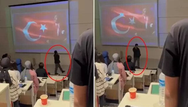 Saat 9’u 5 geçe telefonla konuşup volta atan öğrenci gözaltına alındı