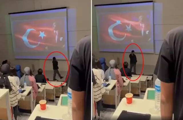 Saat 9’u 5 geçe telefonla konuşup volta atan öğrenci gözaltına alındı