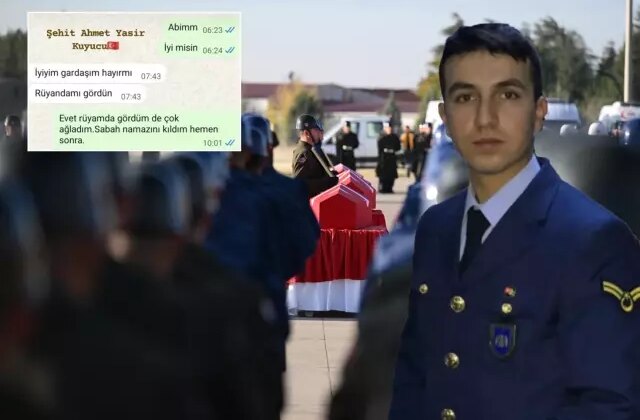 Şehit Ahmet Yasir Kuyucu’nun kardeşiyle yaptığı son konuşma tüyleri diken diken etti