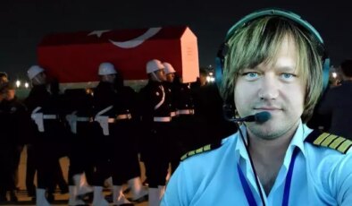 Şehit pilot Hasan Bahar’ın naaşı Türkiye’ye getirildi