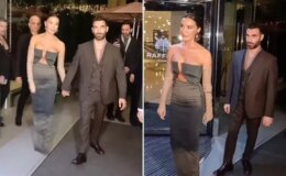 Sıla’nın iddialı elbisesi ve yürüyüşü lansmana damga vurdu