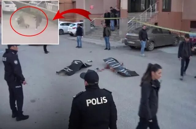 Sokakta kovaladığı kadını öldürüp intihar etti! Kan donduran olay kamerada