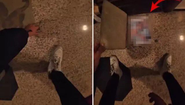 Süpriz sandı ama… Paspası kaldıran motokurye, büyük pişmanlık yaşadı