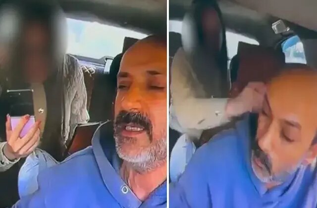 Taksi şoförü ücret tartışması yaşadığı kadın yolcu tarafından darbedildi