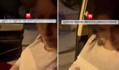 Taksi ücretini ödemeyen kadının bahanesi skandal