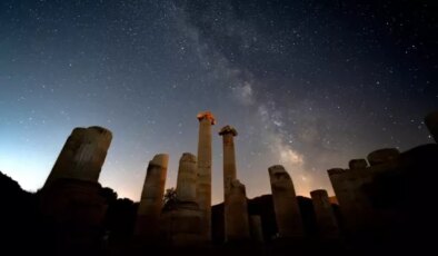 Tarihte paranın ilk basıldığı yer olan Sardes Antik Kenti artık gece de gezilebilecek