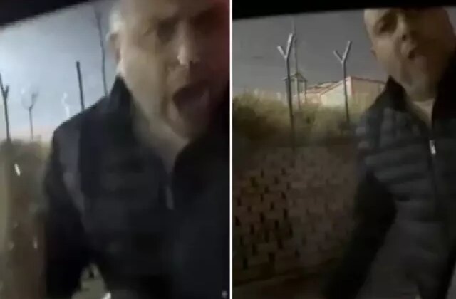 Tartıştığı sürücüye kornayla saldırdı