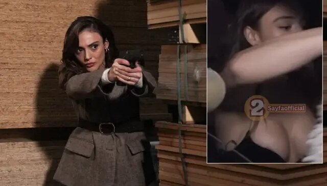 Teşkilat dizisinin Hilal’i Rabia Soytürk, zoom yapan muhabirin kurbanı oldu