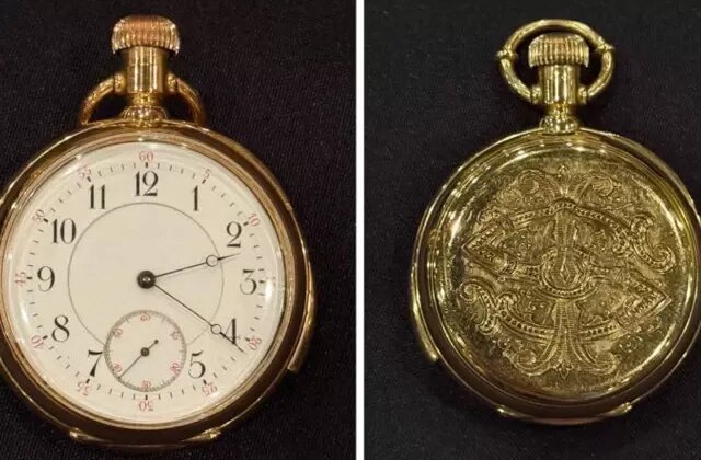 Titanic faciasından kalan altın cep saati rekor fiyata alıcı buldu