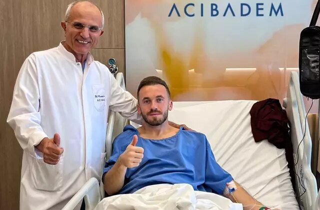 Trabzonspor’da sezonu kapatan Visca, ameliyat edildi