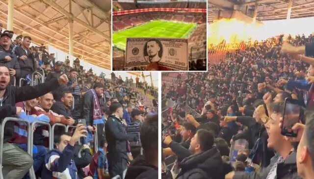 Trabzonspor taraftarından Uğurcan Çakır’a küfürlü tezahürat ve dolar tepkisi