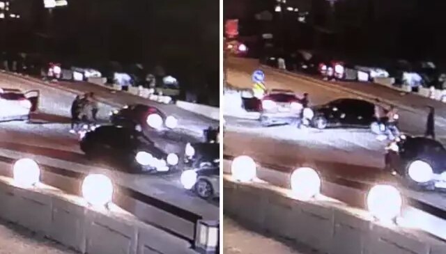 Trafikteki kavgayı ayırmak istedi, pişman oldu! O anlar kameralarda