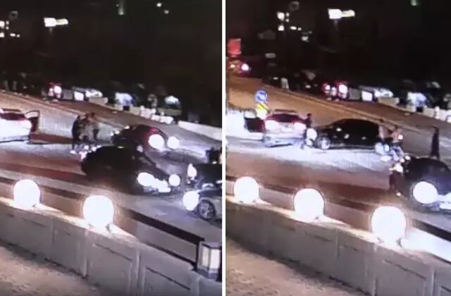 Trafikteki kavgayı ayırmak istedi, pişman oldu! O anlar kameralarda