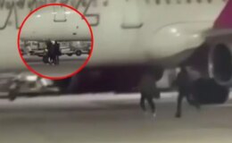 Havalimanında akılalmaz olay! Piste dalıp çalışır vaziyetteki uçağa binmeye çalıştılar