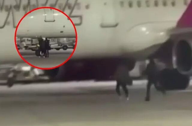 Havalimanında akılalmaz olay! Piste dalıp çalışır vaziyetteki uçağa binmeye çalıştılar