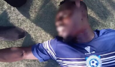 Ülke şokta! Taraftar futbolcunun boğazını kesti