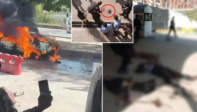 Ülkenin başkentinde patlama! Mahkeme binasını kan gölüne çevirdiler