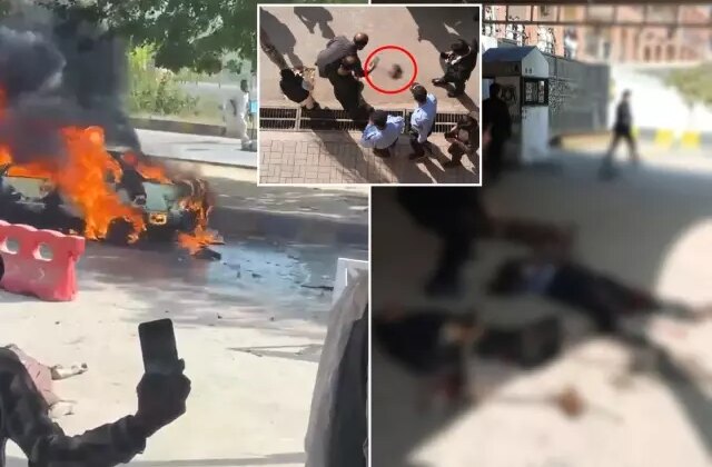 Ülkenin başkentinde patlama! Mahkeme binasını kan gölüne çevirdiler