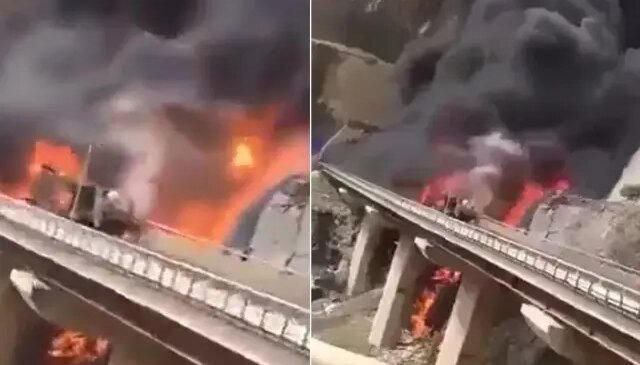 Umreden dönen hacıları taşıyan otobüs tankerle çarpıştı: 45 ölü