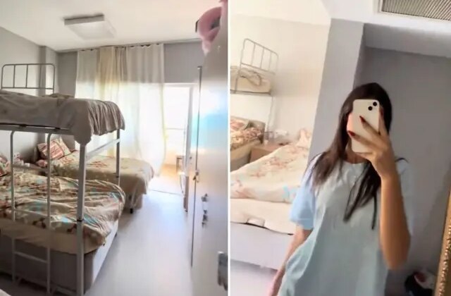 Kaldığı yurdun manzarasını paylaştı, görenler gözlerine inanamadı