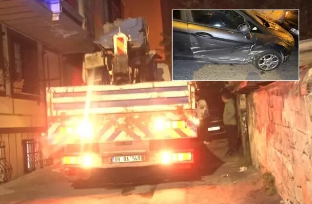 Vinç dehşeti! Mahalleli deprem oluyor sandı