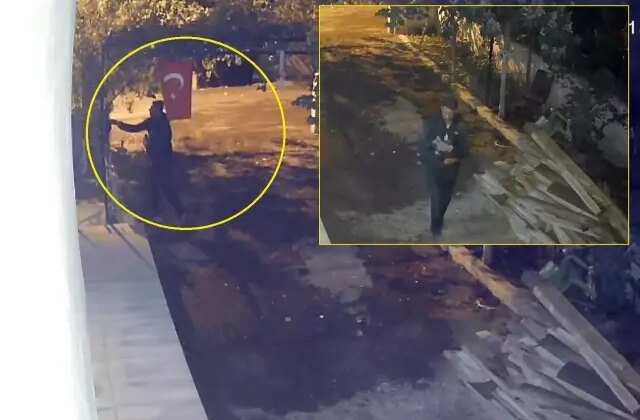 Yaptığı rezilliği kimse görmüyor sandı ama kamera kayıttaydı