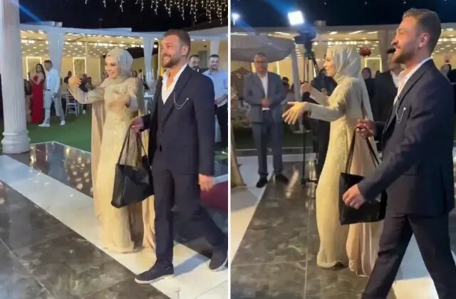 Yaptıkları hareketle, düğünün önüne geçmeyi başardılar