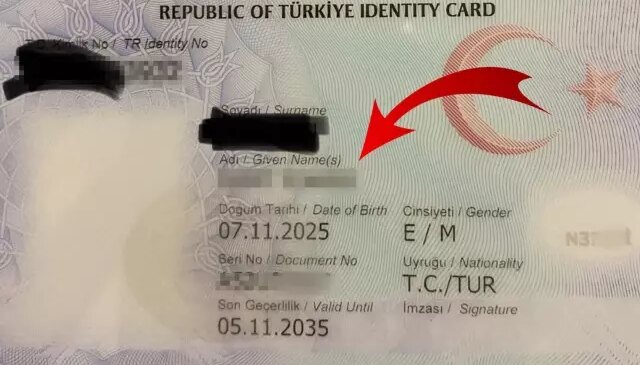 Yeni doğan çocuğuna koyduğu isim bomba