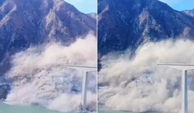 Yeni köprü açıldıktan haftalar sonra çöktü: Dev beton bloklar nehre düştü
