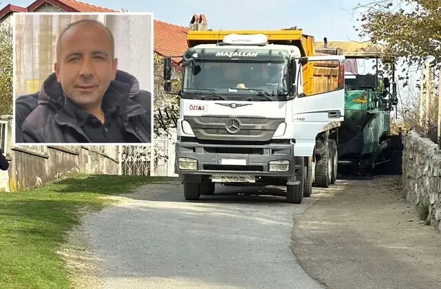 Asfalt çalışmasında kahreden ölüm! Kamyonun damperi elektrik telleriyle temas etti