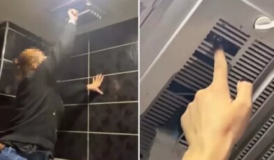 Yer:Esenyurt! Tuvalette havalandırmayı kontrol eden kadın çalışanlar şoke oldu