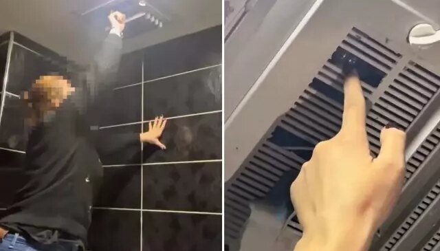 Yer:Esenyurt! Tuvalette havalandırmayı kontrol eden kadın çalışanlar şoke oldu