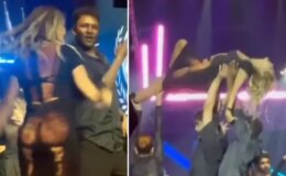 Yonca Evcimik’ten nefes kesen “Lambada” şovu! Giydiği iddialı elbise olay oldu