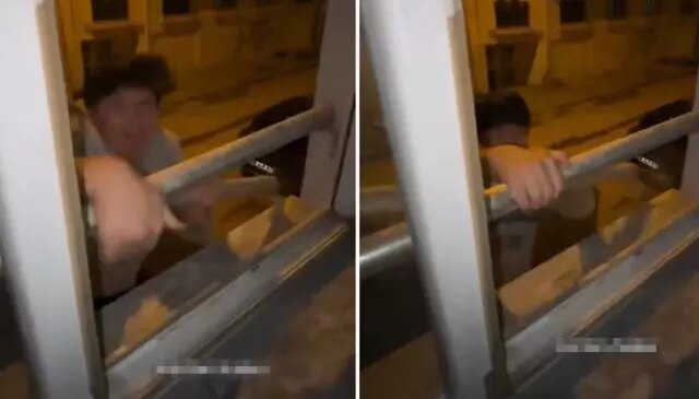 Yurda pencereden çıkmaya çalışan öğrenci, kabusu yaşadı