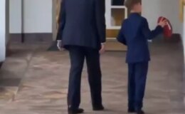 Yürüyüşü dikkat çeken Trump’ın sağlığı tartışma konusu oldu