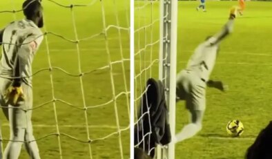 Zamana oynamak isteyen kaleciden görülmemiş taktik