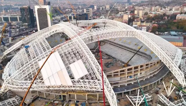 19 Mayıs Stadyumu’nun İnşaatı devam ediyor! Tamamlandığında dünya sıralamasına girecek