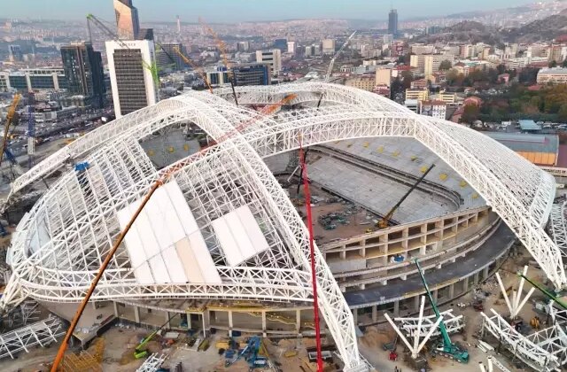 19 Mayıs Stadyumu’nun İnşaatı devam ediyor! Tamamlandığında dünya sıralamasına girecek