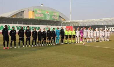 2. Lig ekibi Aliağa FK, gözünü Süper Lig’e diken Iğdır’dan puanı 90’da aldı