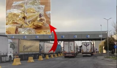 200 bin Euro’luk altınla ‘komşu’da yakalandı