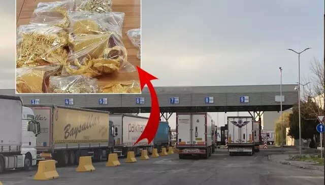 200 bin Euro’luk altınla ‘komşu’da yakalandı