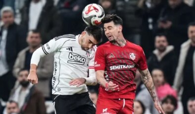 4 gollü düello! Beşiktaş, Gaziantep FK ile yenişemedi