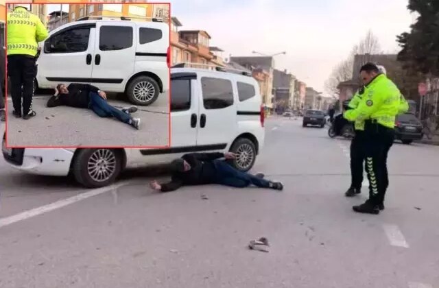 5 dakikada önce taburcu oldu kazada yaralandı