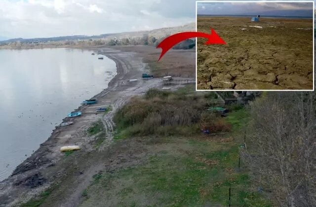 65 yıldır böylesi görülmedi! Sapanca’da sular çekildi, görüntü endişe verici